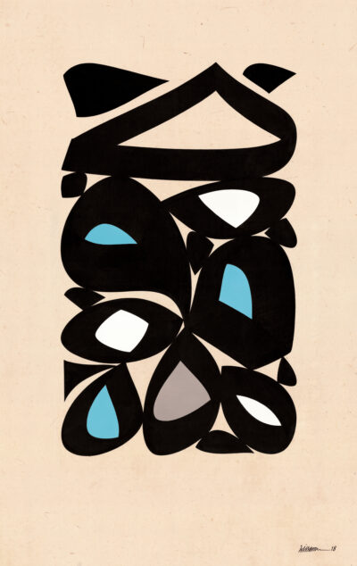 Through The Eyes Of Letters 3 38 X60Cm