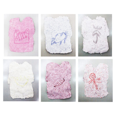 Small six dresses: Red, Blue, Pink, Purple, Maroon, Yellow