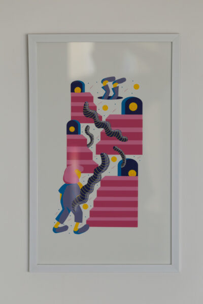Maryam Ahmed  Play Is Curiosity 2019  Screenprint On Paper 42 X 59 4 Cm