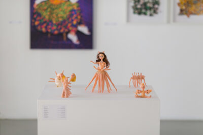 Stephanie Neville  Queen 2019  Plastic Recycled Doll 42 X 42 X 24 Cm