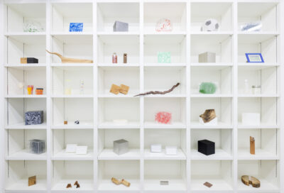 Shelves of works from 39/40