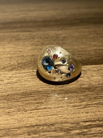 Cobalt Crust Dome Ring (2023)