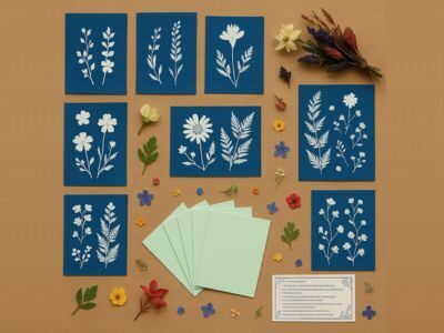 Botanical Cyanotype 400300