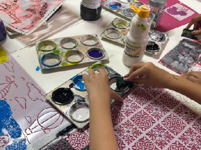 Stencil Printmaking