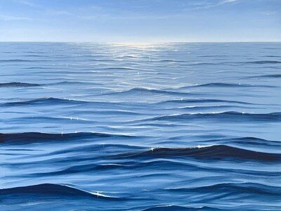 Seascape in acrylic teaser