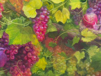 Grape Birds Detail2