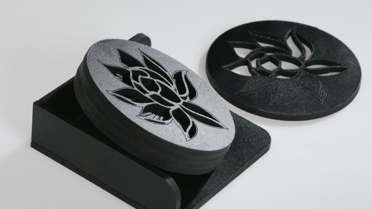 Desert Flower Coasters 3