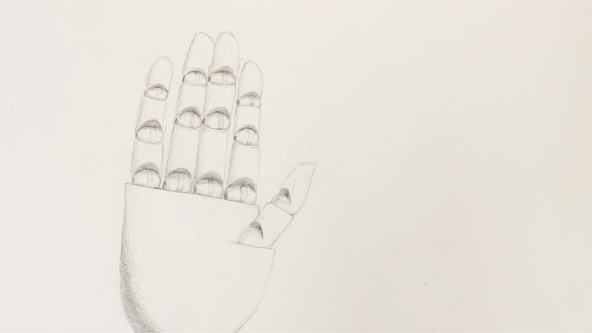 Drawing from Observation Zahra 4