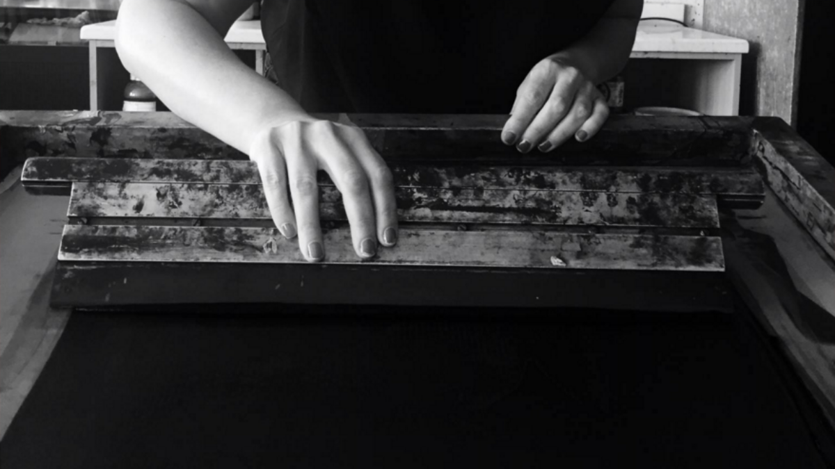 Screenprinting Tamsin