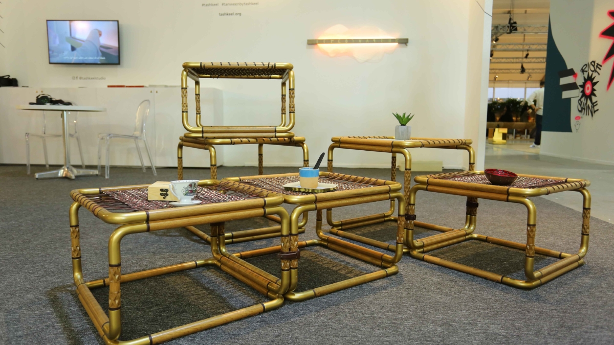 Tashkeel Tanween by Tashkeel Stand at Downtown Design 2019 DXBDW2020 JPG