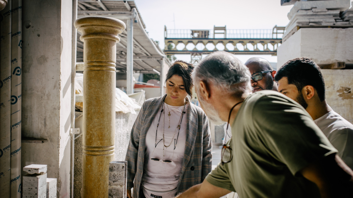 Tashkeel Tanween2019 Participants Visiting Marble Factory DXBDW2020