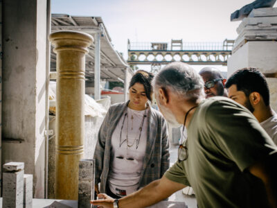 Tashkeel Tanween2019 Participants Visiting Marble Factory DXBDW2020