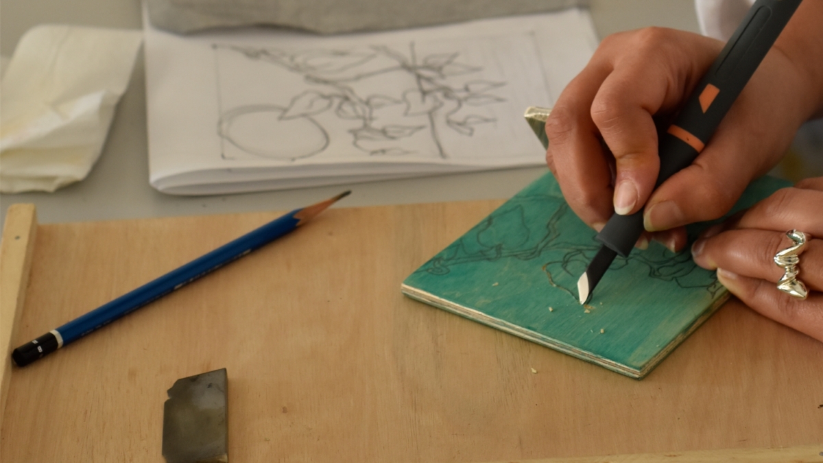 Woodblock Printmaking Salama 2