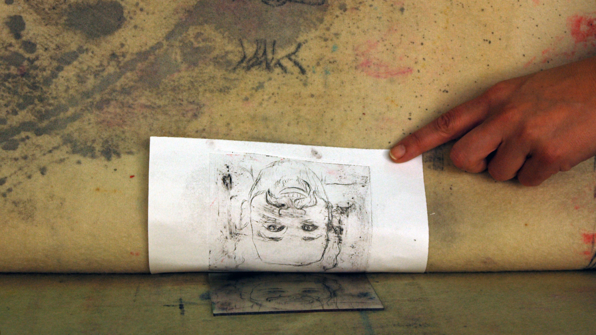 DRYPOINT ETCHING